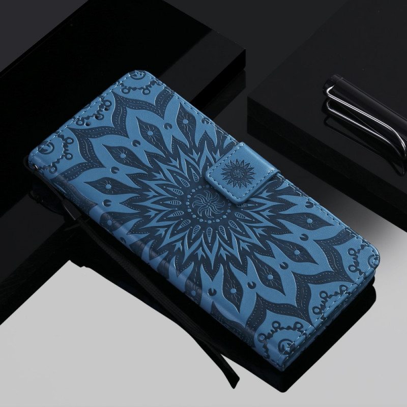 Flip Case OnePlus Nord N100 Auringon Kukka