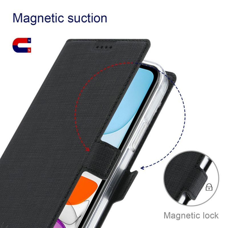 Flip Case OnePlus Nord N100 Teksturoitu Vili