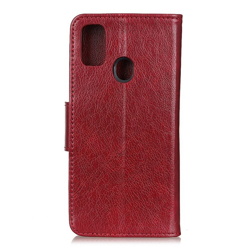 Kotelot OnePlus Nord N100 Halkaistu Nappan Nahka