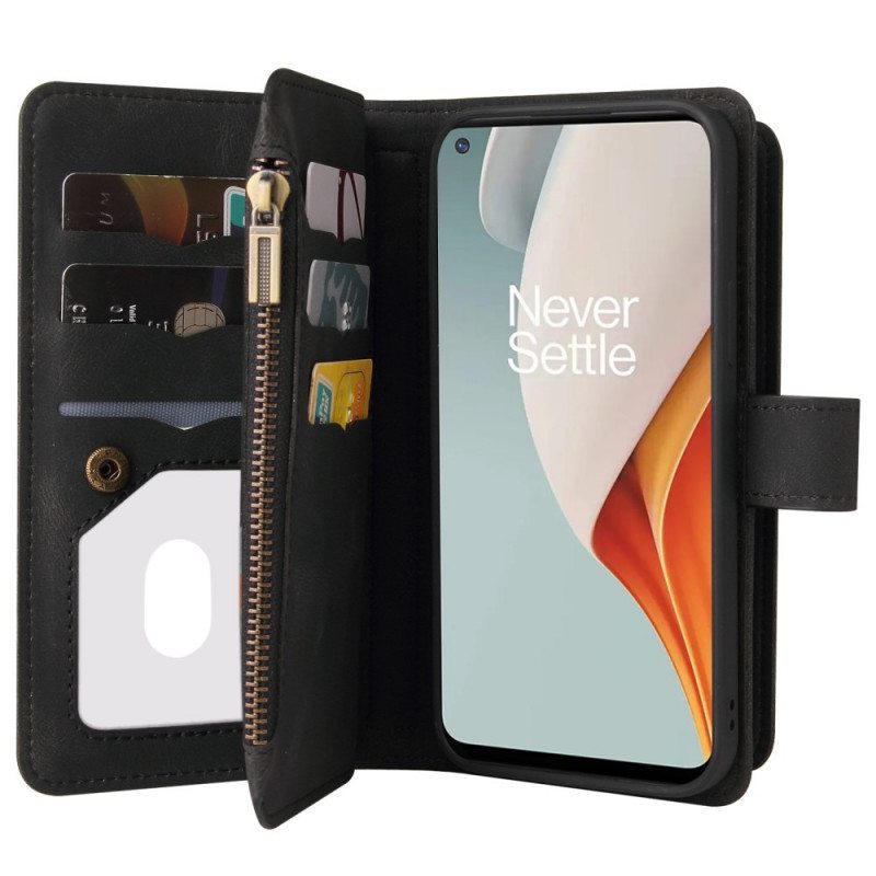 Kotelot OnePlus Nord N100 Monitoimilaitteet Ja Korttitelineet