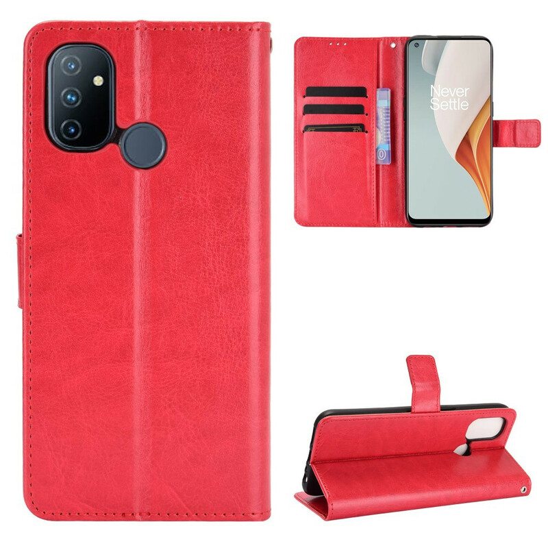 Kotelot OnePlus Nord N100 Näyttävä Keinonahka