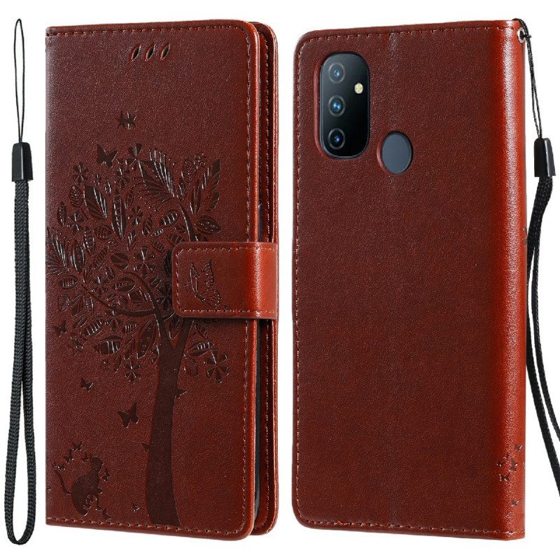 Kotelot OnePlus Nord N100 Puu Ja Kissa