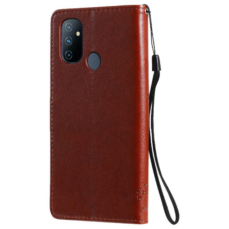 Kotelot OnePlus Nord N100 Puu Ja Kissa