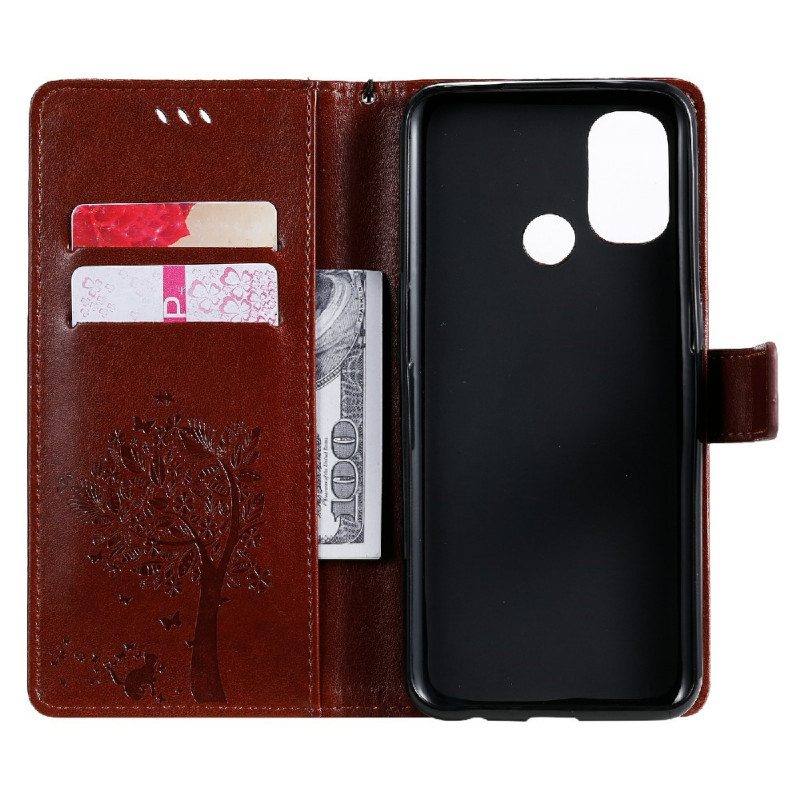 Kotelot OnePlus Nord N100 Puu Ja Kissa