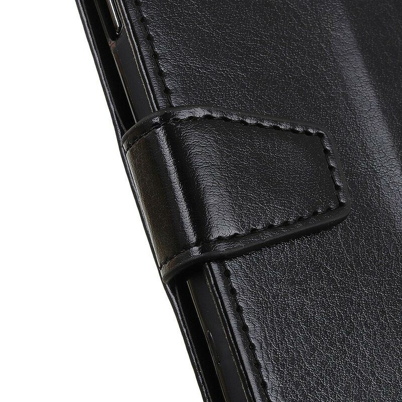 Kotelot OnePlus Nord N100 Yksinkertainen Kiiltävä Nahkaefekti