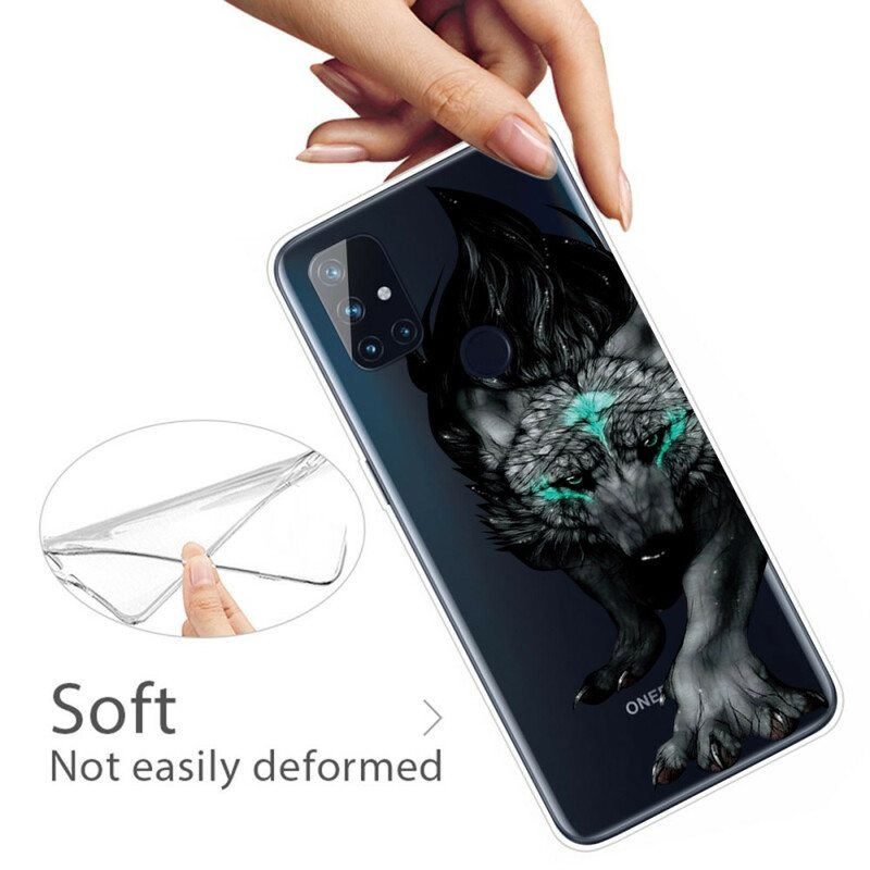 Kuori OnePlus Nord N100 Graafinen Susi
