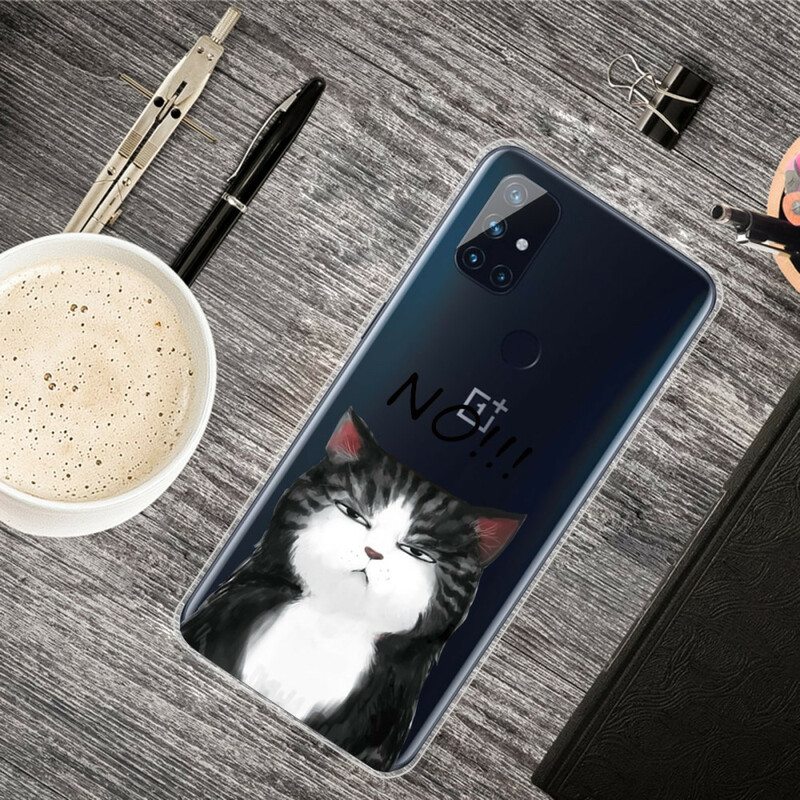 Kuori OnePlus Nord N100 Kissa Joka Sanoo Ei