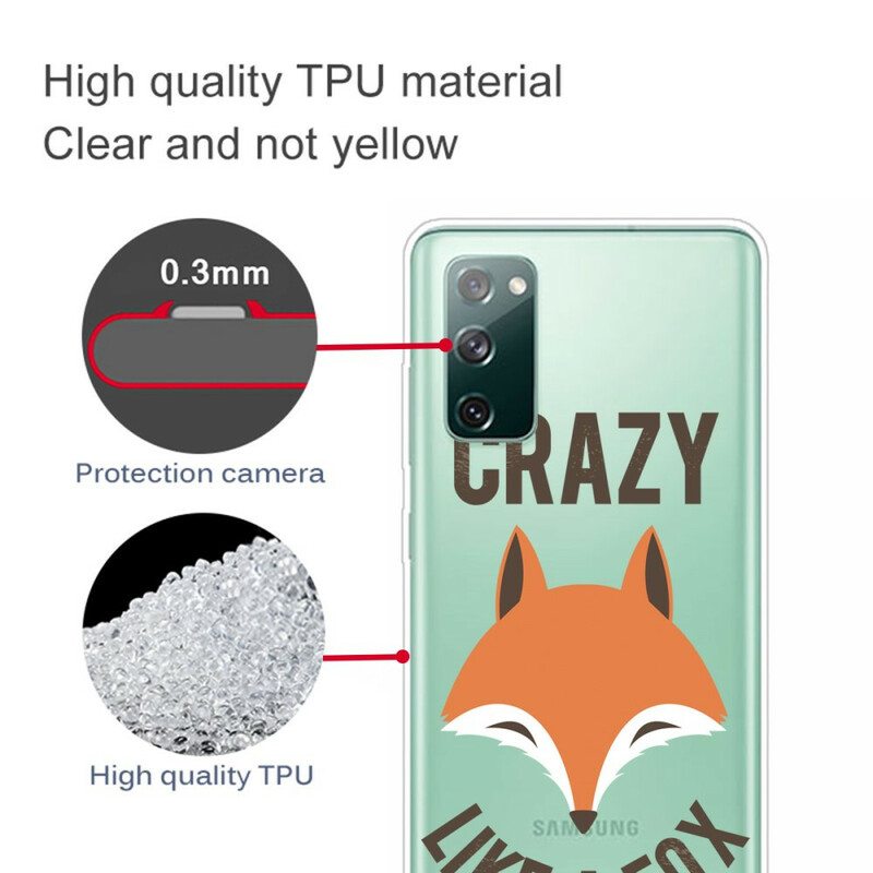 Case Samsung Galaxy S20 FE Kettu / Hullu Kuin Kettu