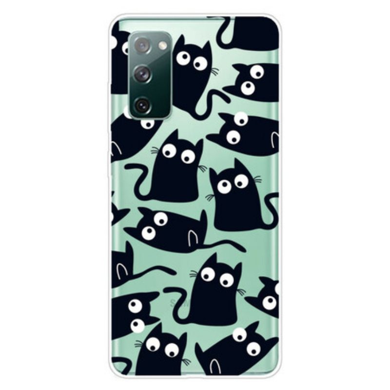 Case Samsung Galaxy S20 FE Mustat Hiiret