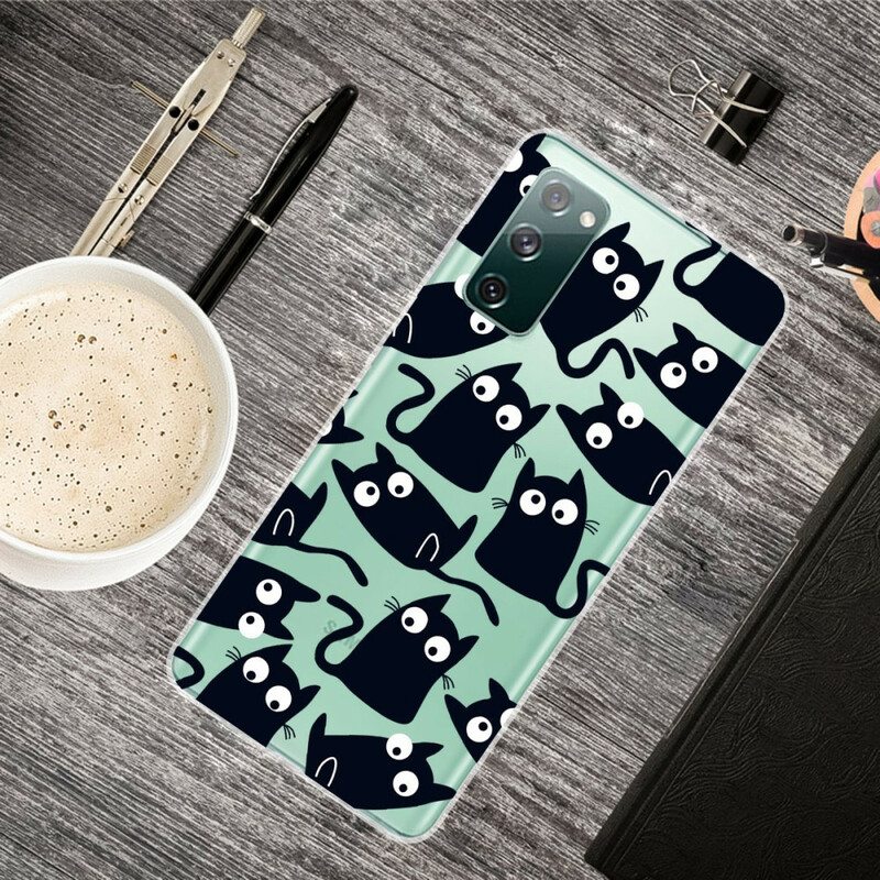 Case Samsung Galaxy S20 FE Mustat Hiiret