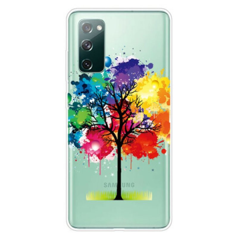 Case Samsung Galaxy S20 FE Saumaton Akvarellipuu