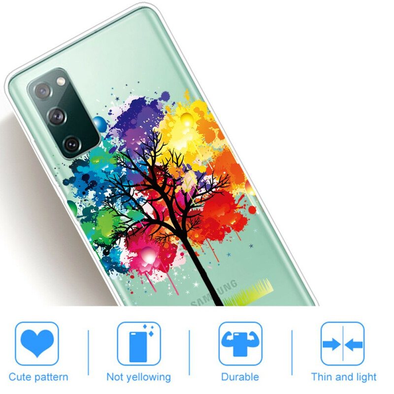 Case Samsung Galaxy S20 FE Saumaton Akvarellipuu