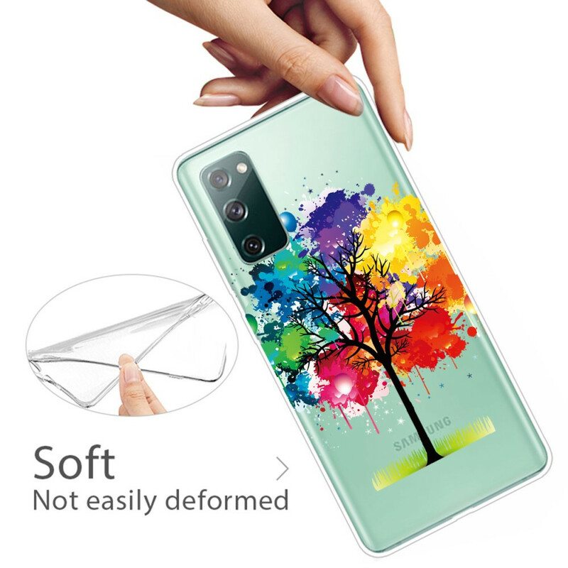 Case Samsung Galaxy S20 FE Saumaton Akvarellipuu