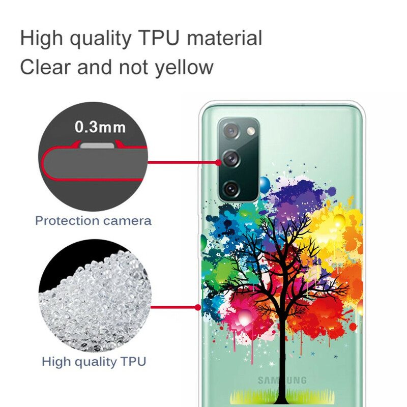Case Samsung Galaxy S20 FE Saumaton Akvarellipuu