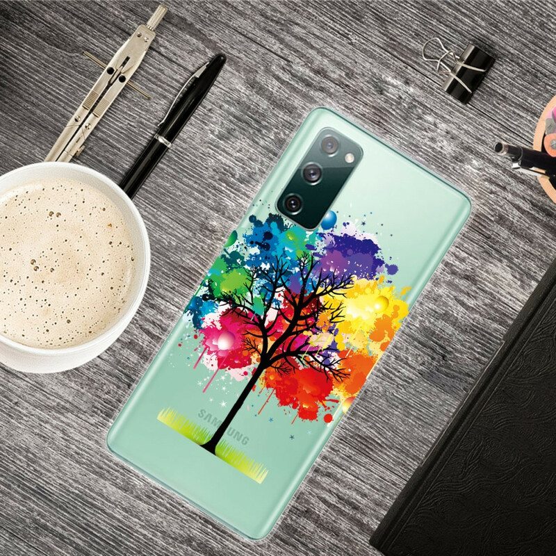 Case Samsung Galaxy S20 FE Saumaton Akvarellipuu