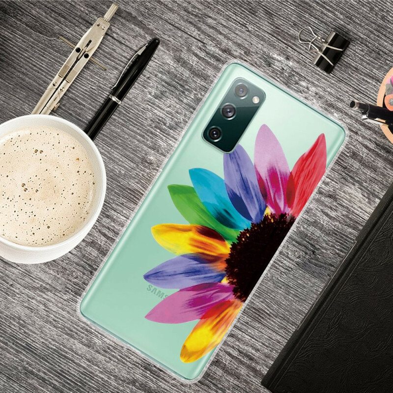 Case Samsung Galaxy S20 FE Värikäs Kukka
