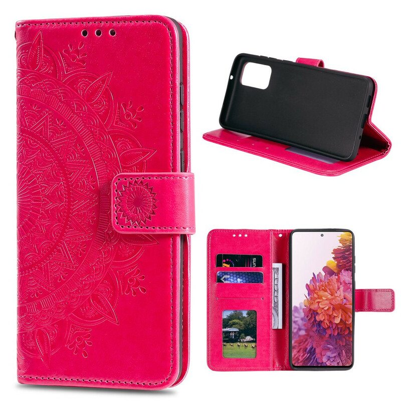 Kotelot Samsung Galaxy S20 FE Auringon Mandala