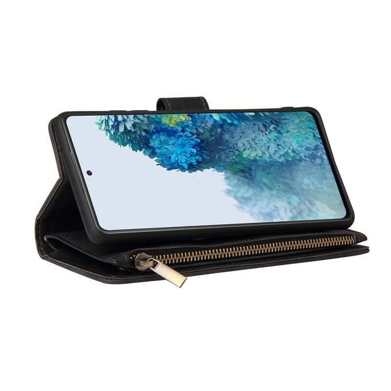 Kotelot Samsung Galaxy S20 FE Multi-card-nahkatyylinen Kaulanauha