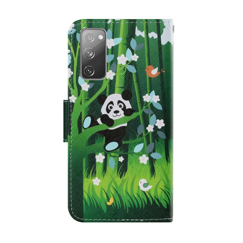 Kotelot Samsung Galaxy S20 FE Panda Kävely