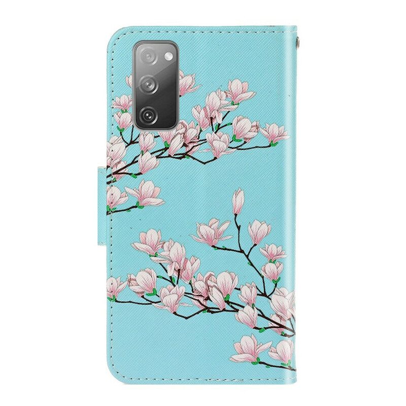 Kotelot Samsung Galaxy S20 FE Suojaketju Kuori Strappy Pensas
