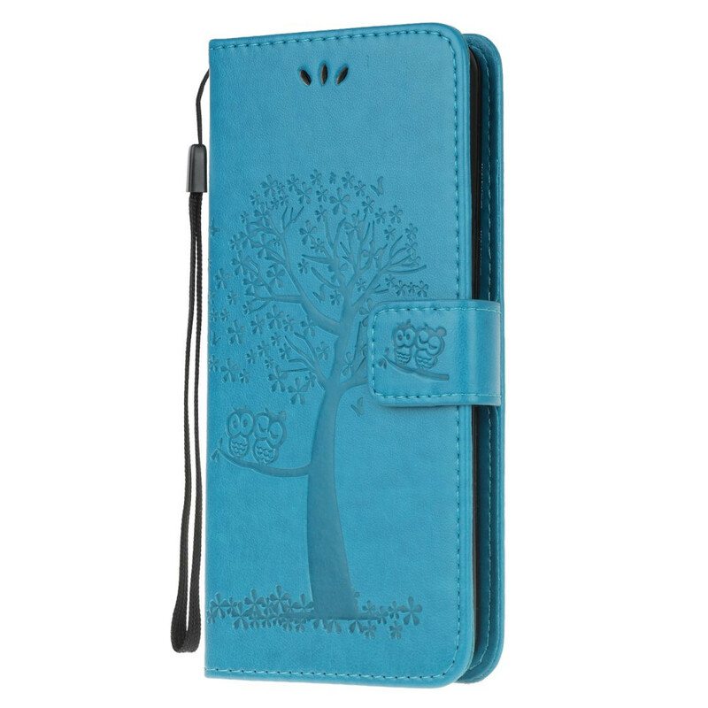 Kotelot Samsung Galaxy S20 FE Suojaketju Kuori Tangapuu Ja Pöllöt