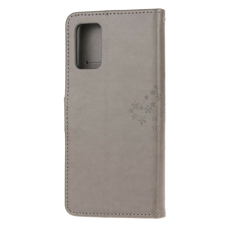 Kotelot Samsung Galaxy S20 FE Suojaketju Kuori Tangapuu Ja Pöllöt