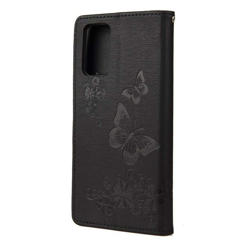 Kotelot Samsung Galaxy S20 FE Vain Perhosia Kaulanauhalla