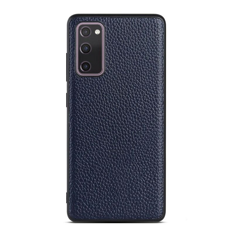 Kuori Samsung Galaxy S20 FE Aitoa Litsi-nahkaa