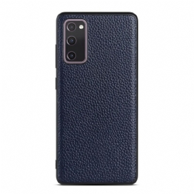 Kuori Samsung Galaxy S20 FE Aitoa Litsi-nahkaa