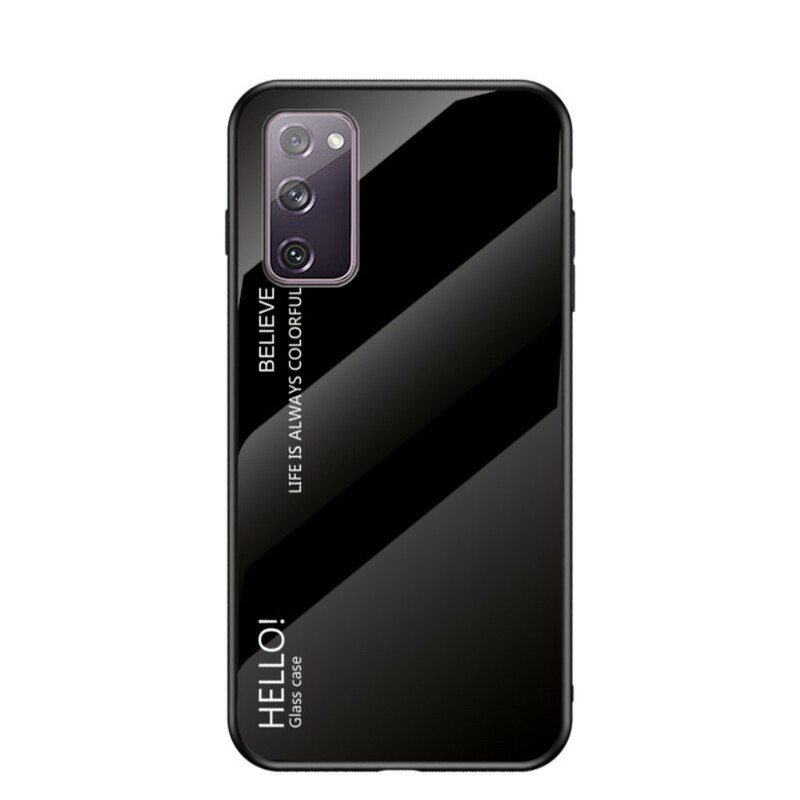 Kuori Samsung Galaxy S20 FE Karkaistu Lasi Hello