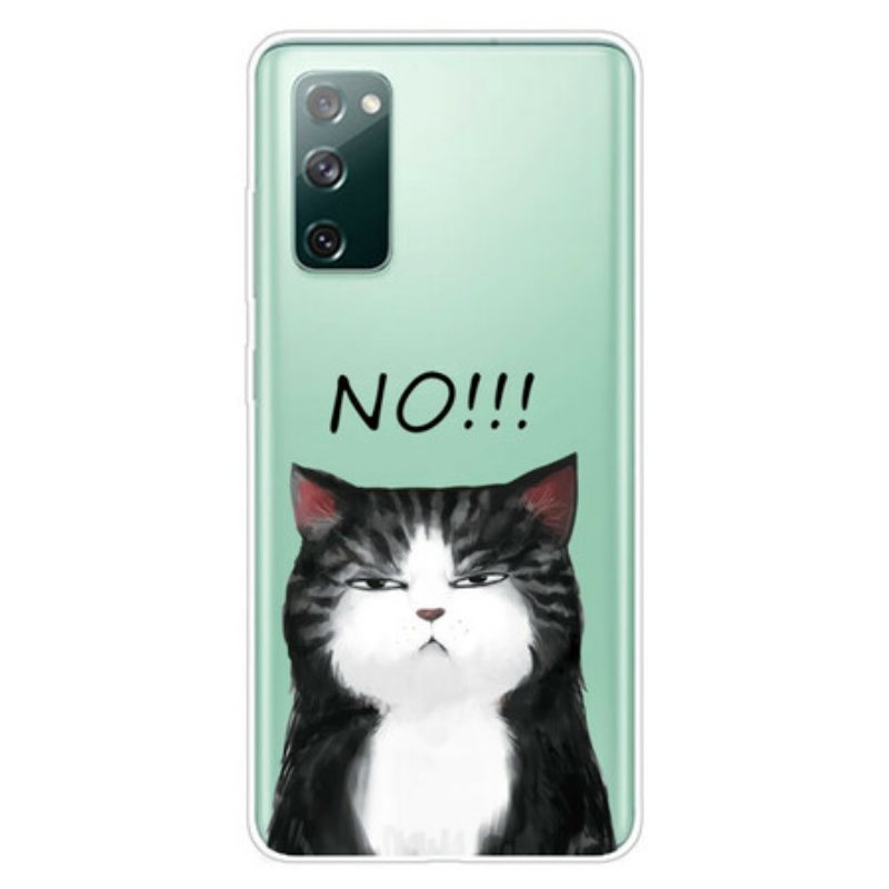 Kuori Samsung Galaxy S20 FE Kissa Joka Sanoo Ei