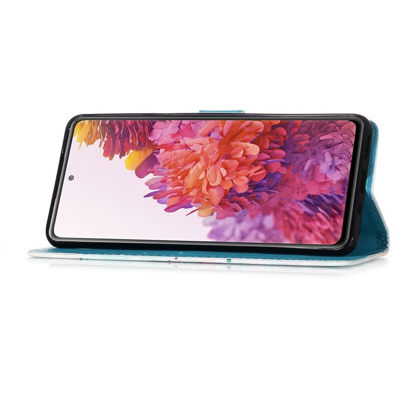 Nahkakotelo Samsung Galaxy S20 FE Akvarelli Unelmien Sieppaaja