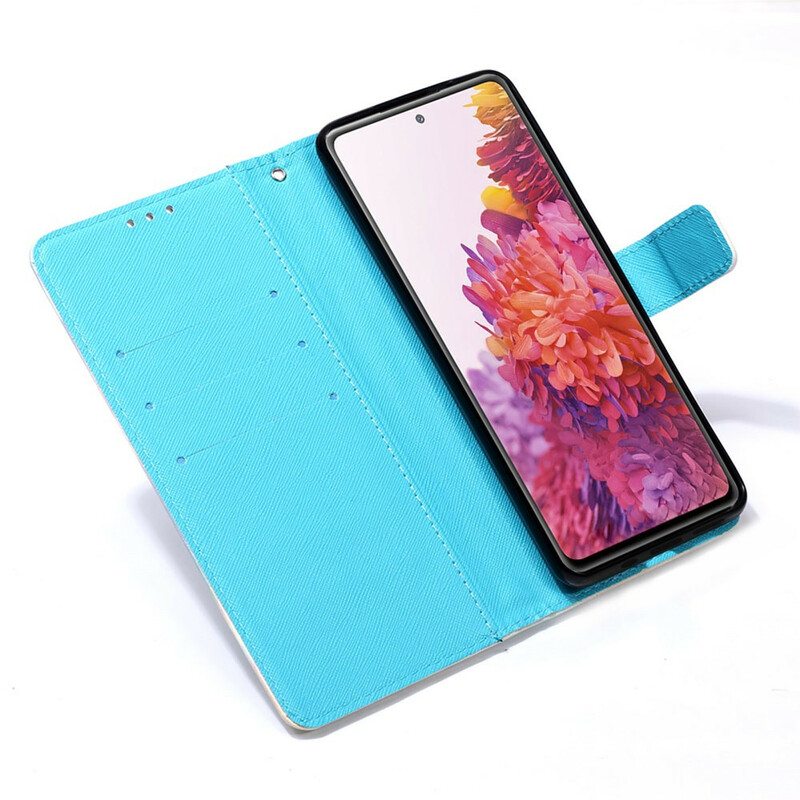Nahkakotelo Samsung Galaxy S20 FE Akvarelli Unelmien Sieppaaja