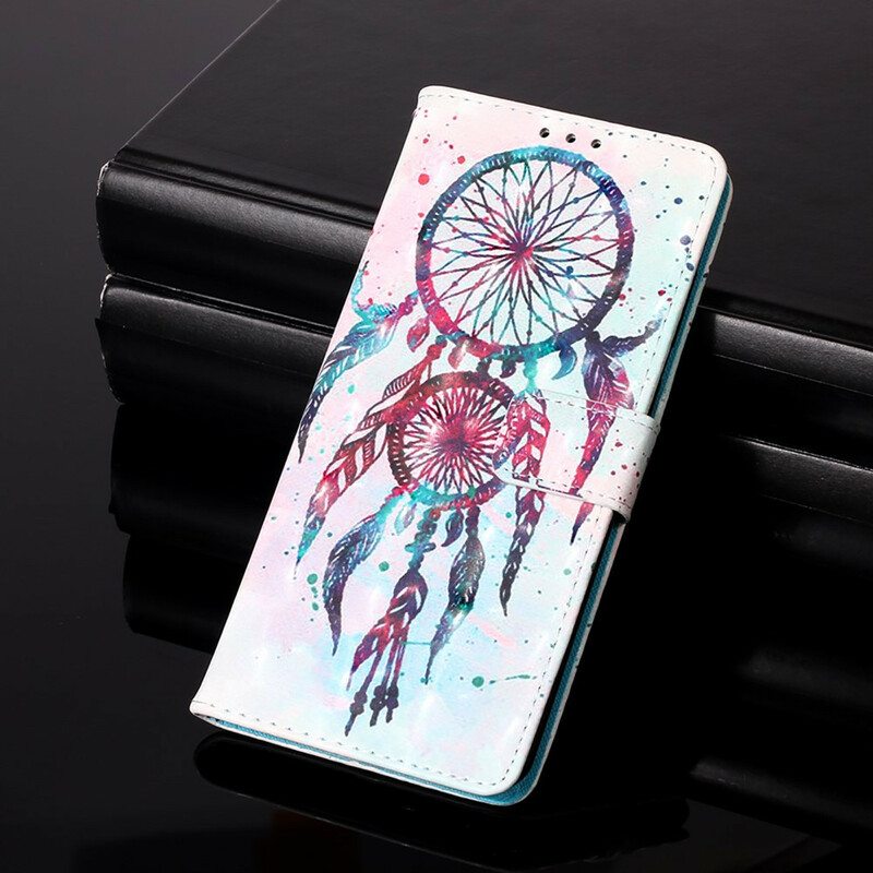 Nahkakotelo Samsung Galaxy S20 FE Akvarelli Unelmien Sieppaaja