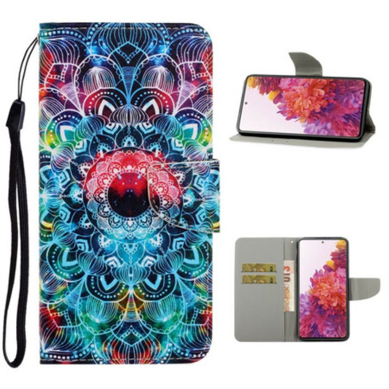 Nahkakotelo Samsung Galaxy S20 FE Mandala Taivaalla