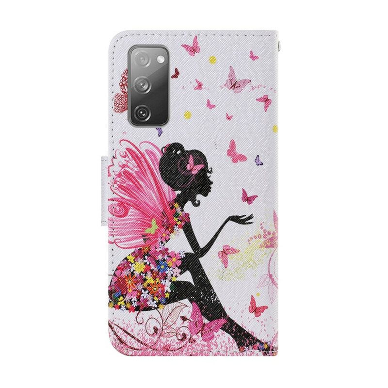 Nahkakotelo Samsung Galaxy S20 FE Taikakeiju