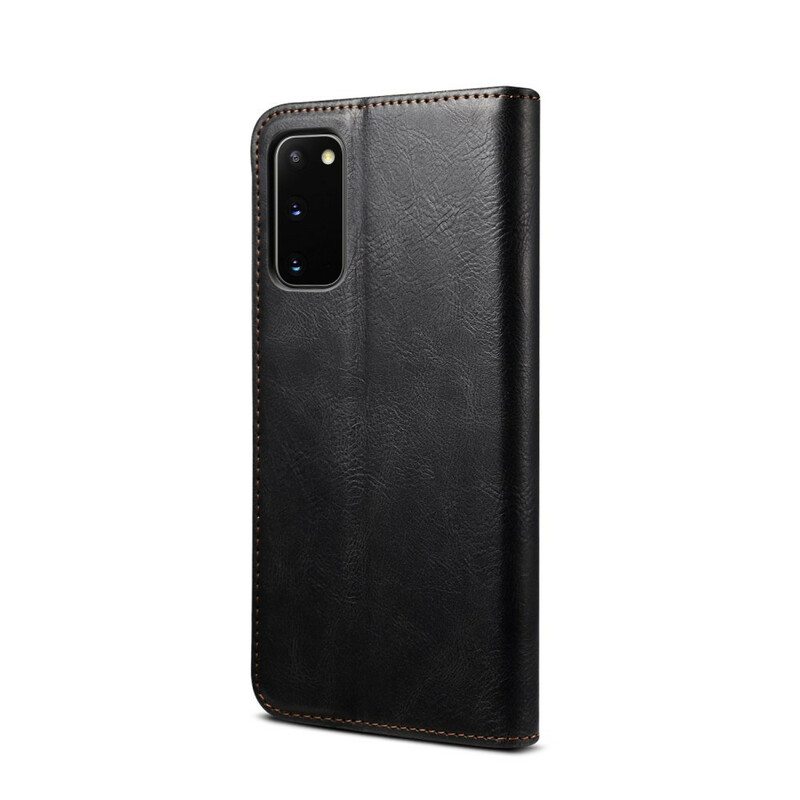 Puhelinkuoret Samsung Galaxy S20 FE Kotelot Flip Vahattua Tekonahkaa