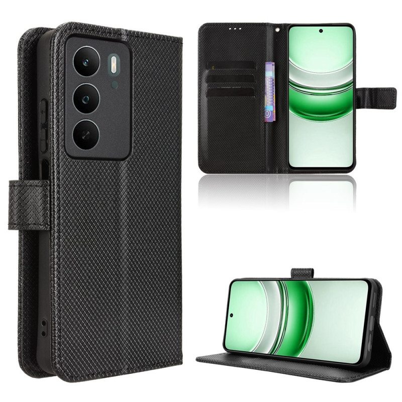 Lederhüllen Realme C71 Diamantstruktur