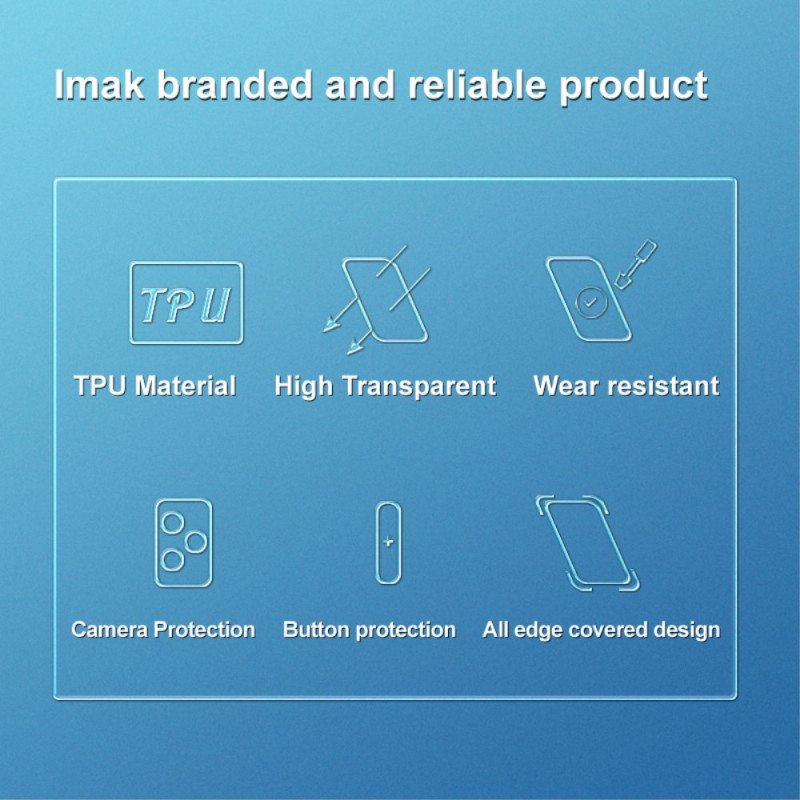 Case Oppo Reno 8 Pro Läpinäkyvä Imak