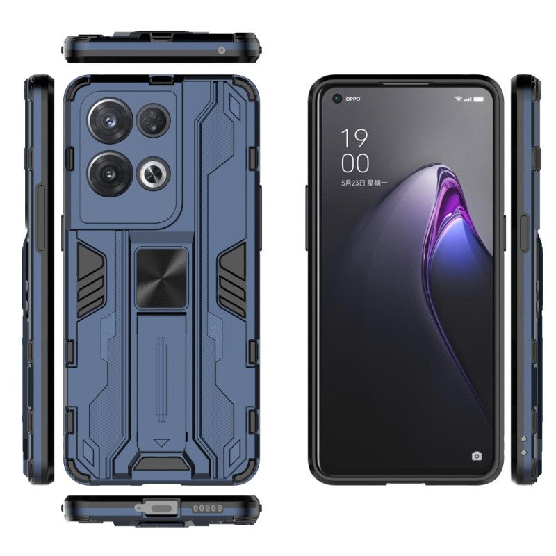 Case Oppo Reno 8 Pro Pysty- Ja Vaakasuuntainen Irrotettava Tuki