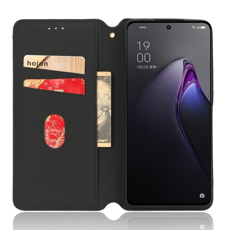 Puhelinkuoret Oppo Reno 8 Pro Kotelot Flip 3d Cube -nahkatehoste