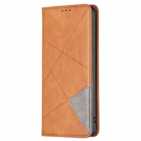 Nahkakotelo Oppo A98 5g Geometrinen Kuvio