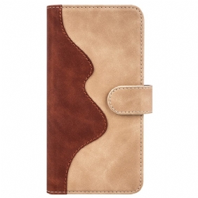 Flip Case Vivo Y16 Wave Nahkatyyli