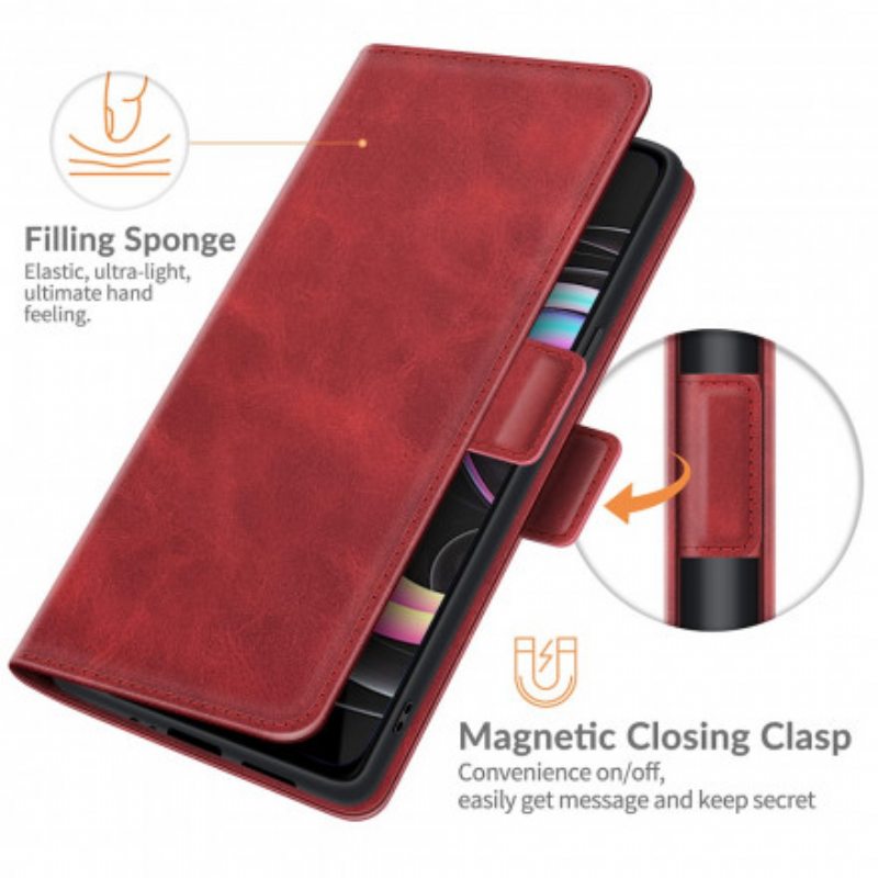 Kotelot Motorola Edge 20 Lite Klassinen Kaksoisläppä