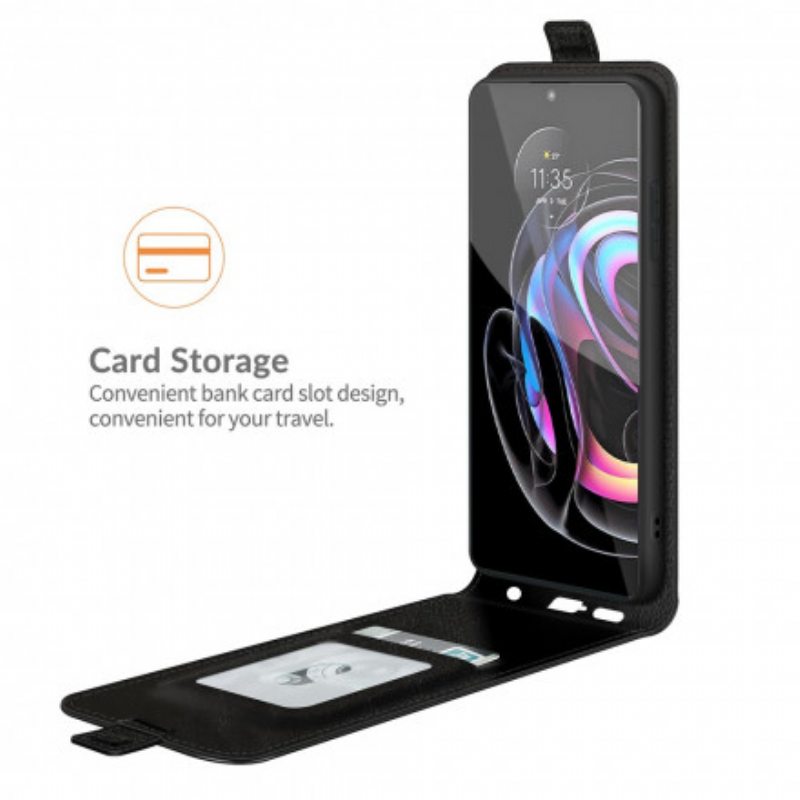 Nahkakotelo Motorola Edge 20 Lite Kotelot Flip Taitettava