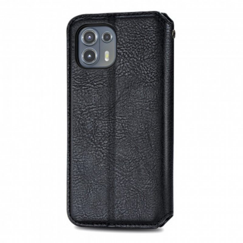 Puhelinkuoret Motorola Edge 20 Lite Kotelot Flip Faux Leather Diamond Texture