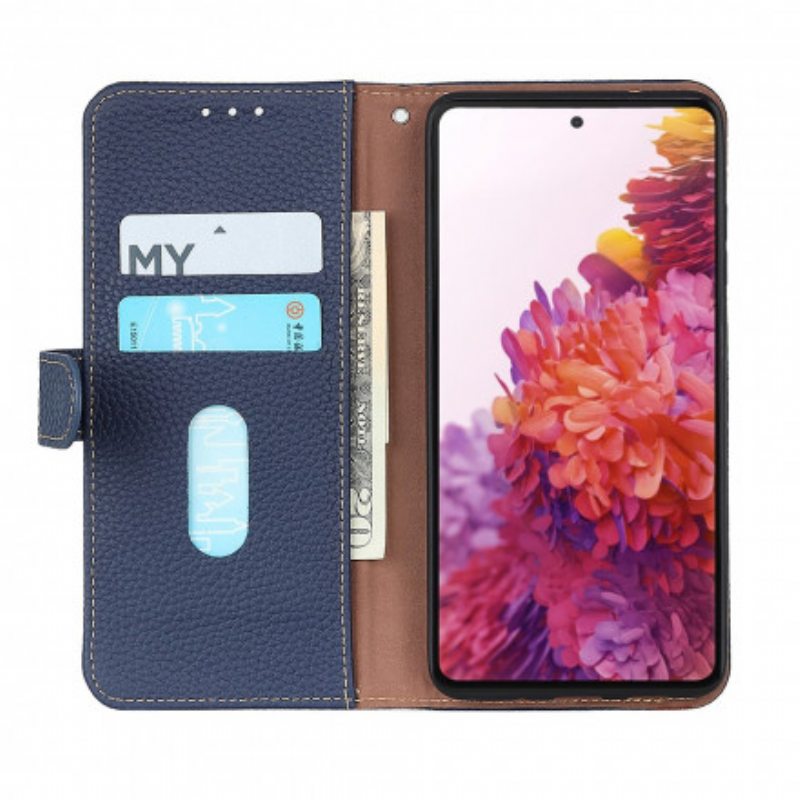Kotelot Samsung Galaxy A32 Khazneh Litsi Nahka