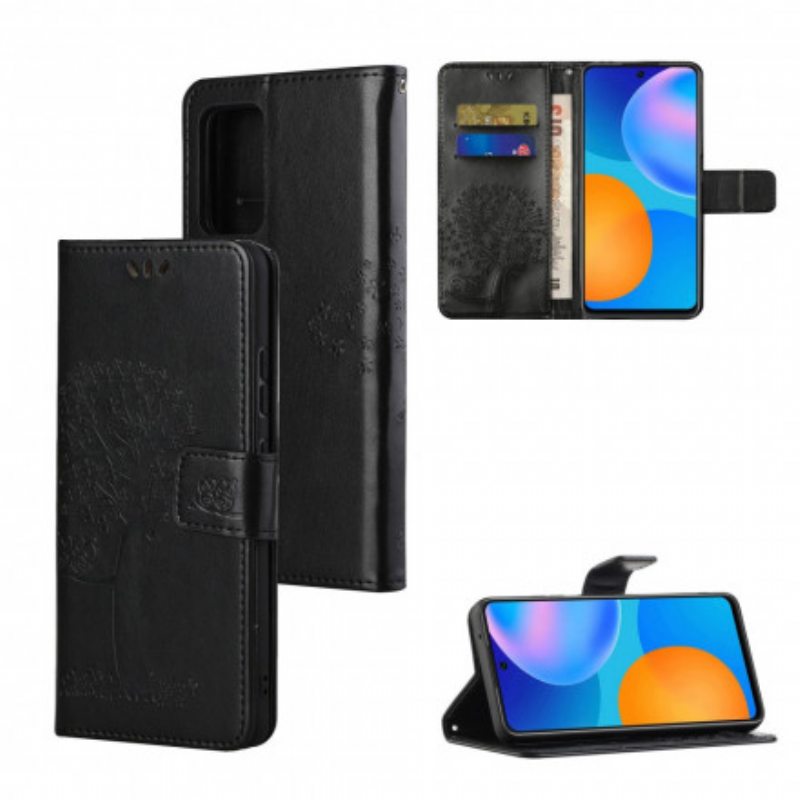Kotelot Samsung Galaxy A32 Suojaketju Kuori Tangapuu Ja Pöllöt