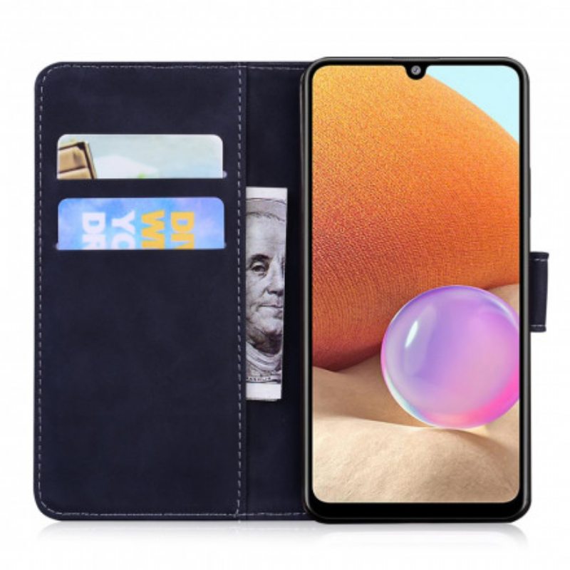 Kotelot Samsung Galaxy A32 Tiger-kasvoprintti