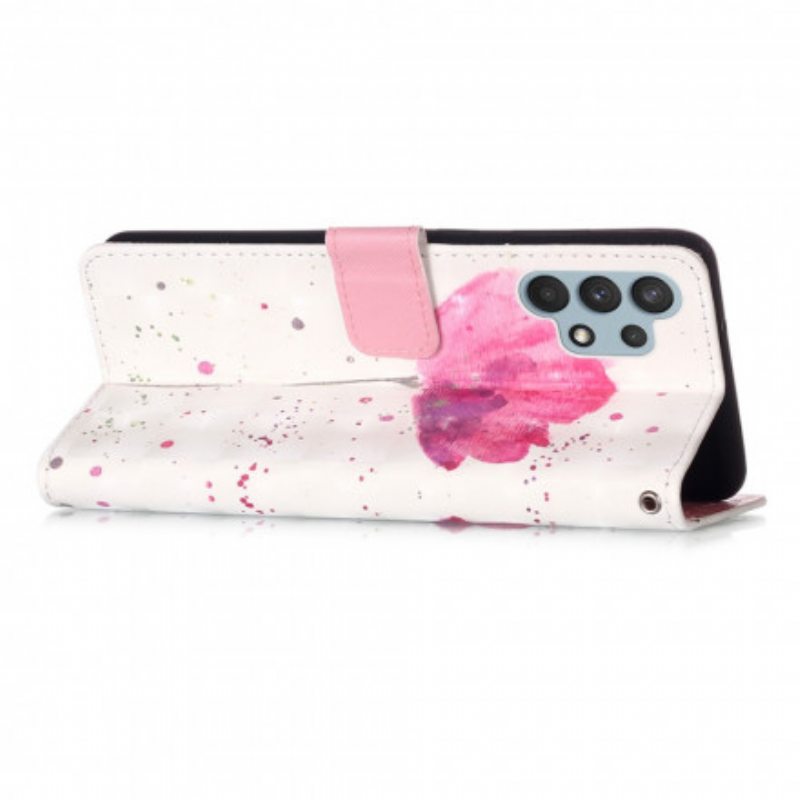 Kuori Kotelot Samsung Galaxy A32 Akvarelli Unikko
